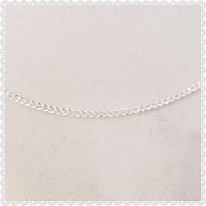 New 18" Sterling Silver  Curb Chain